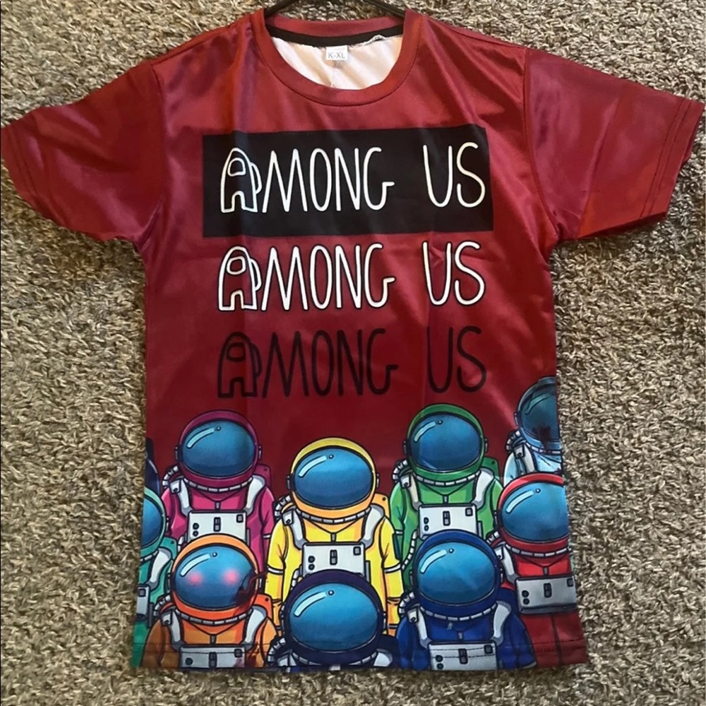 AmongUs Xlarge youth 9/10
